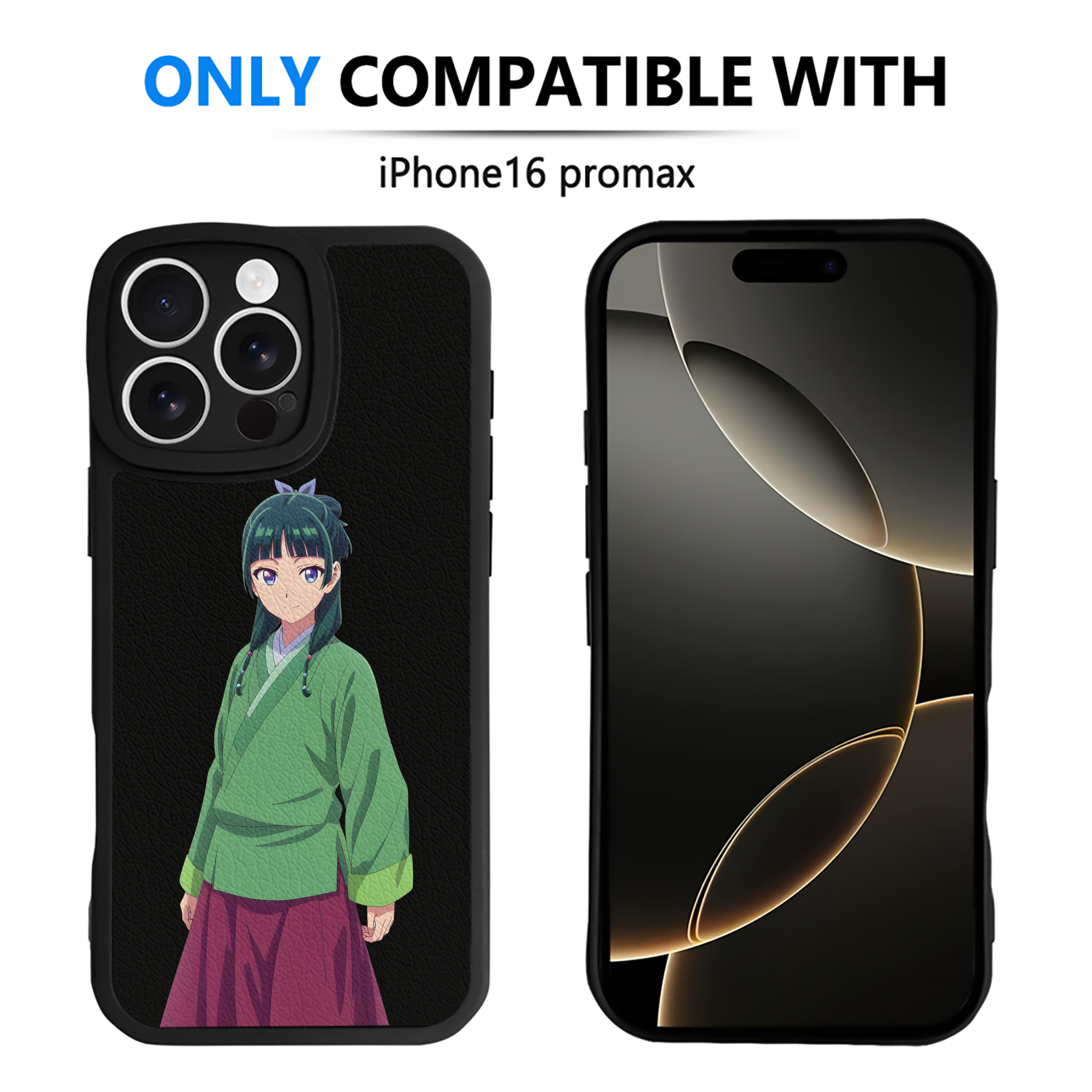 薬屋のひとりごと The Apothecary Diaries 【iPhone 16シリーズ対応】シリコンスマホケース（レザー調） 材質：シリコン
